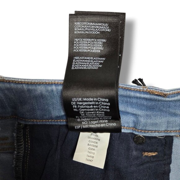 Liverpool High Rise Ankle Jeans Womens 10 Fray Hem High Rise Button Fly - Picture 12 of 12